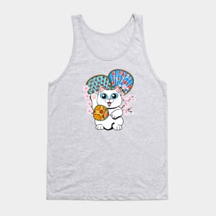 Uchiwa Cat Tank Top